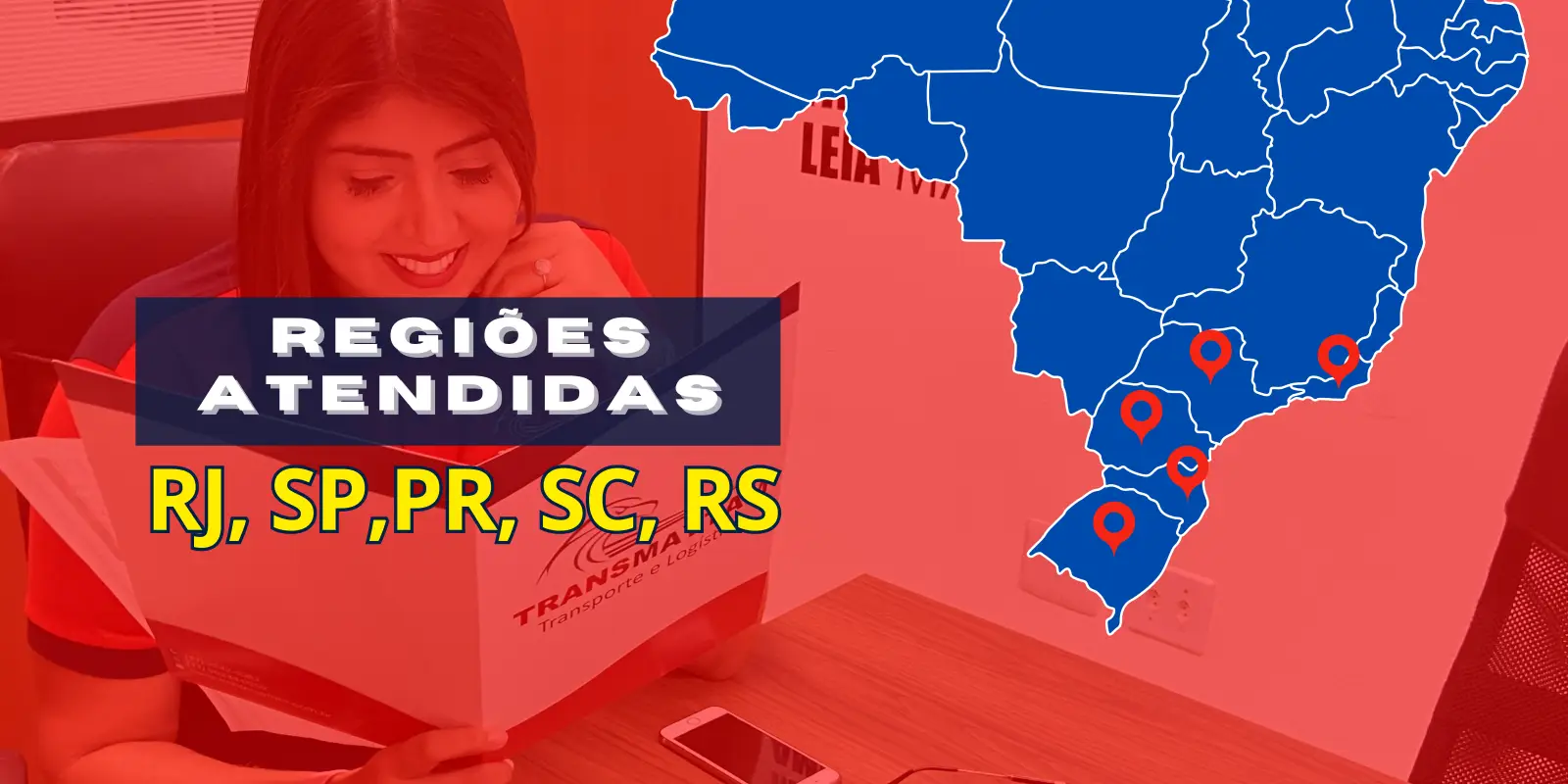 Regiões atendidas
